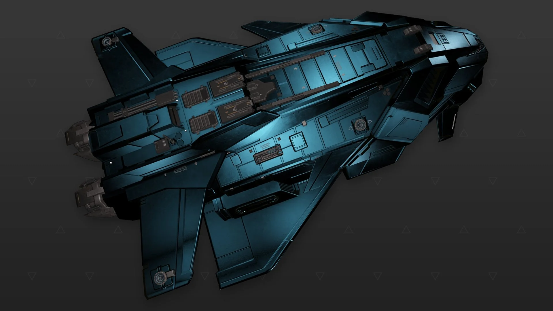 Federal Gunship - „Stygian“ - Blau
