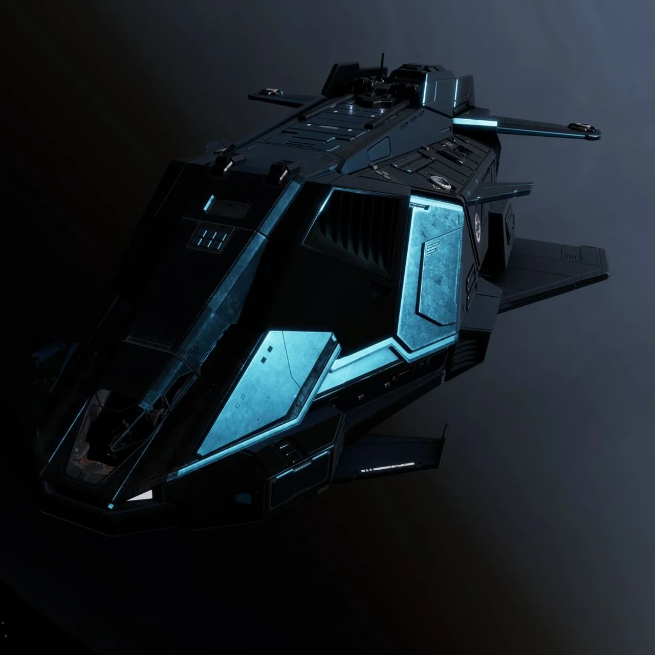 Federal Gunship - «Stygian» - синий
