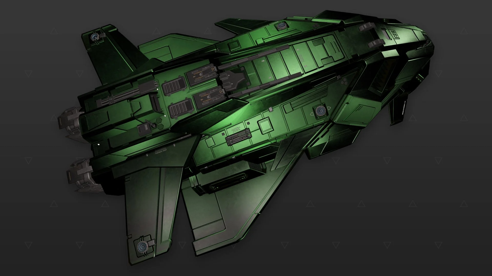 Federal Gunship - « Stygian » - Vert