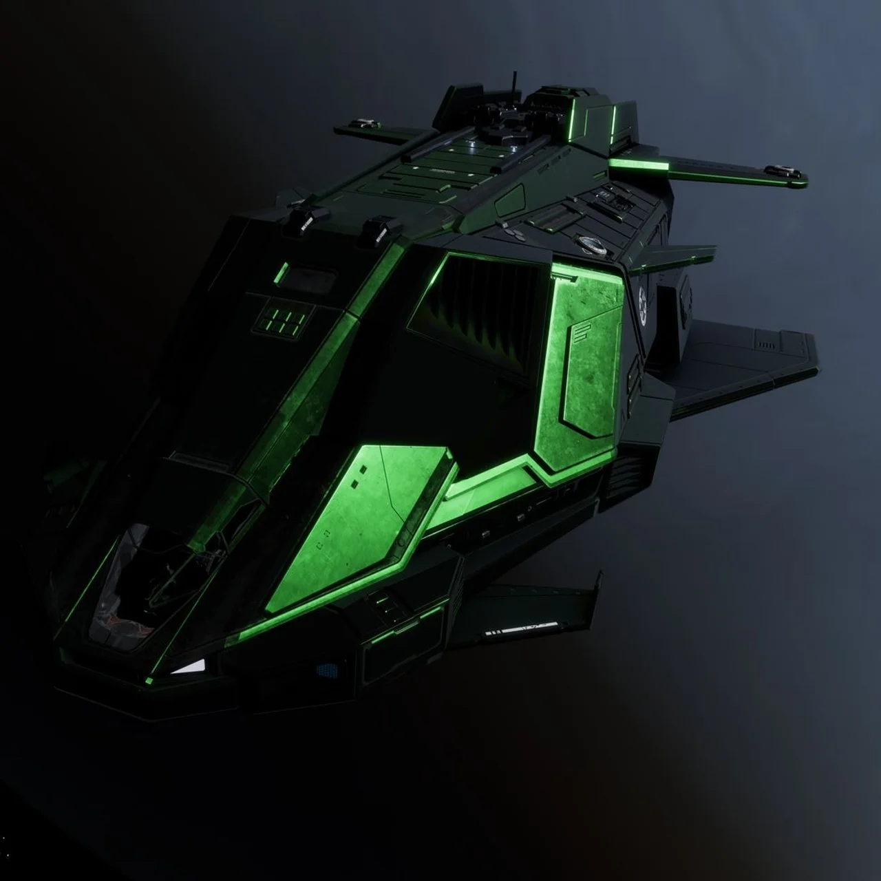Federal Gunship - «Stygian» - зеленый