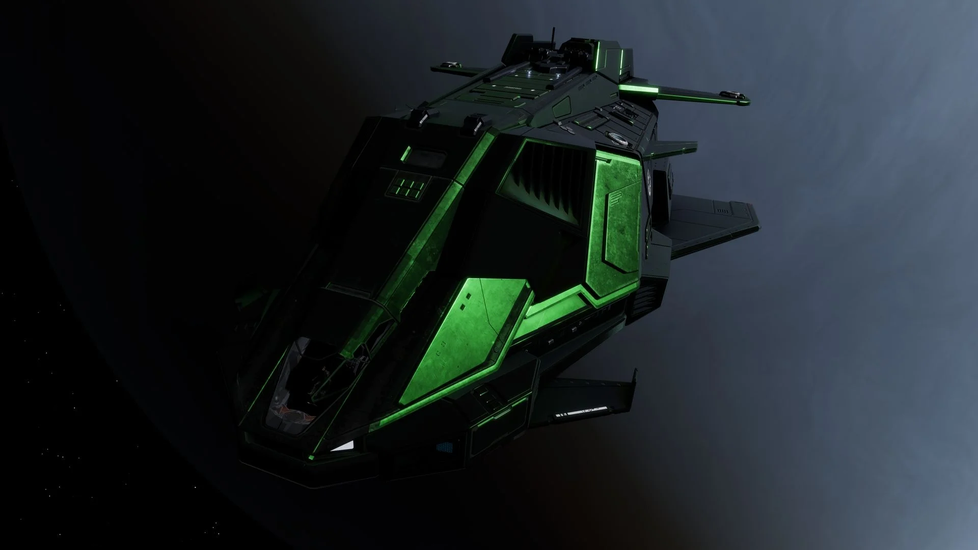 Federal Gunship - « Stygian » - Vert