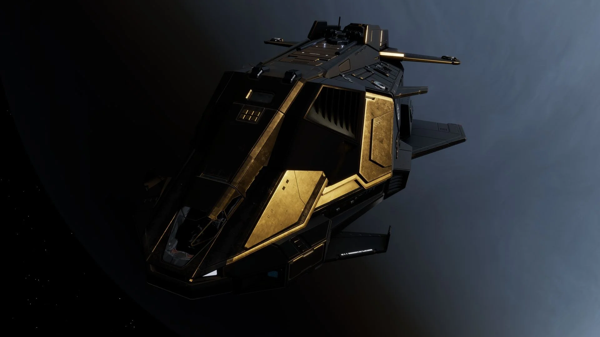 Federal Gunship - "Stygian" - Latão