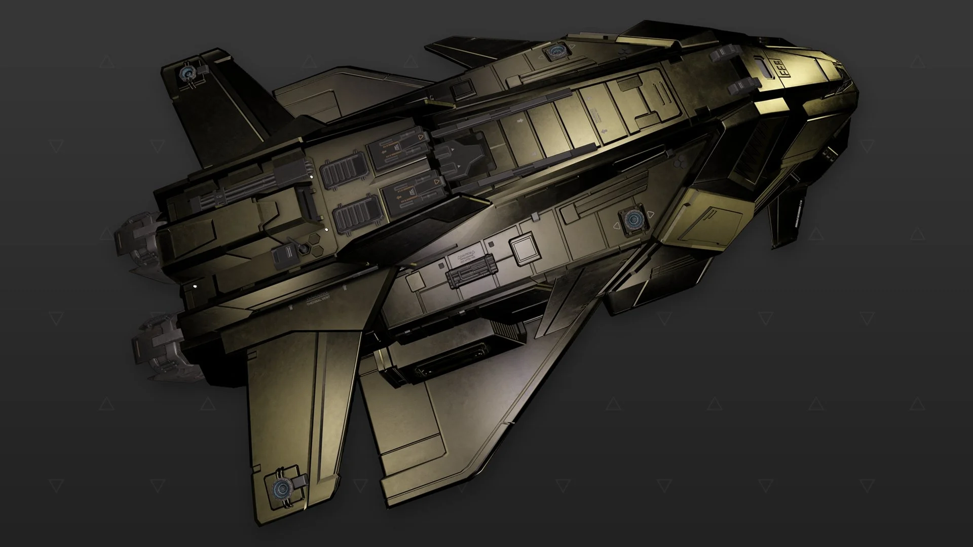 Federal Gunship - « Stygian » - Tungstène