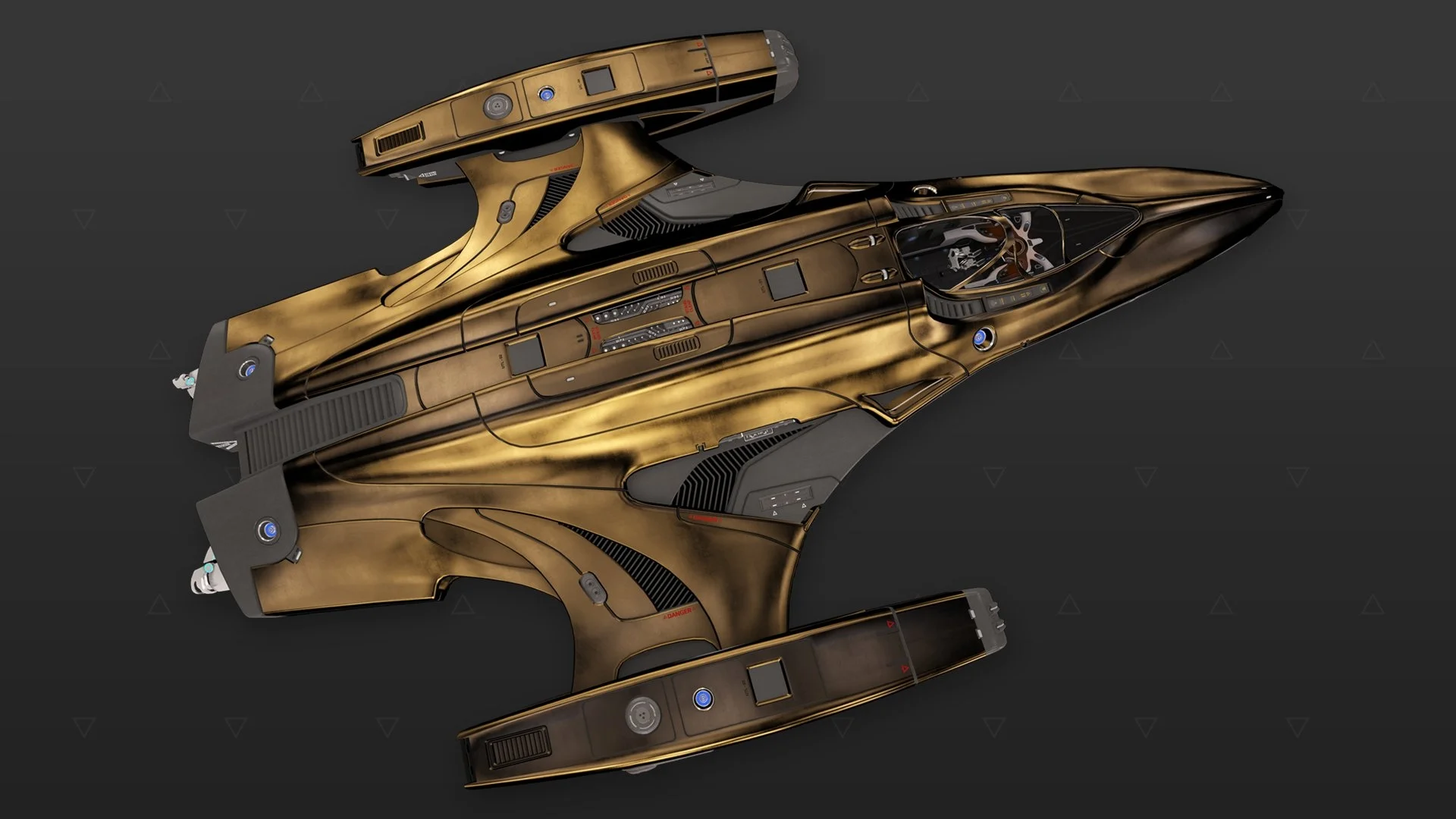 Imperial Courier - « Stygian » - Laiton