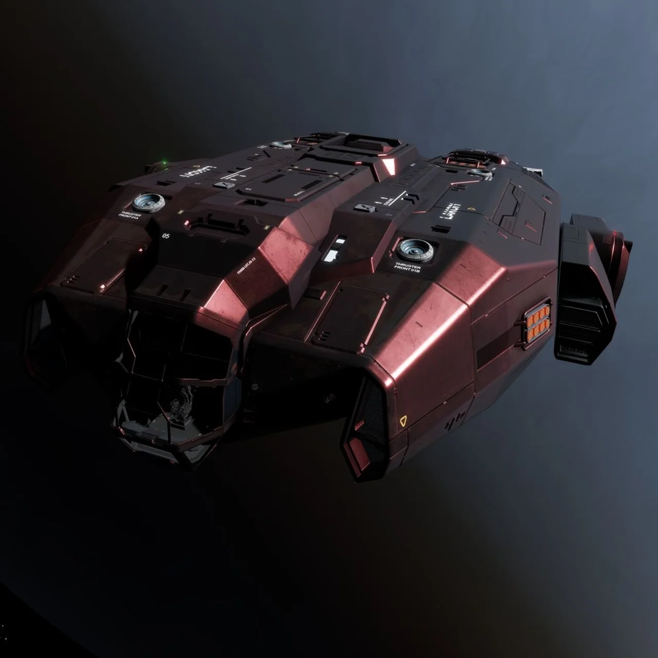 Keelback - « Stygian » - Rouge