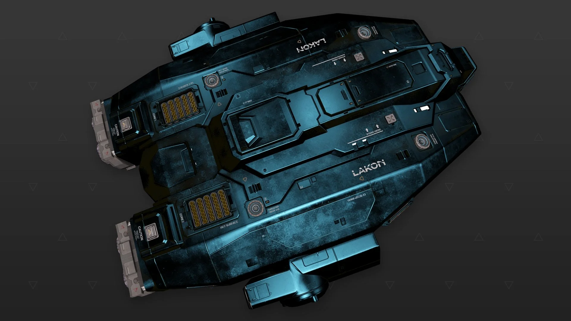 Keelback - « Stygian » - Bleu