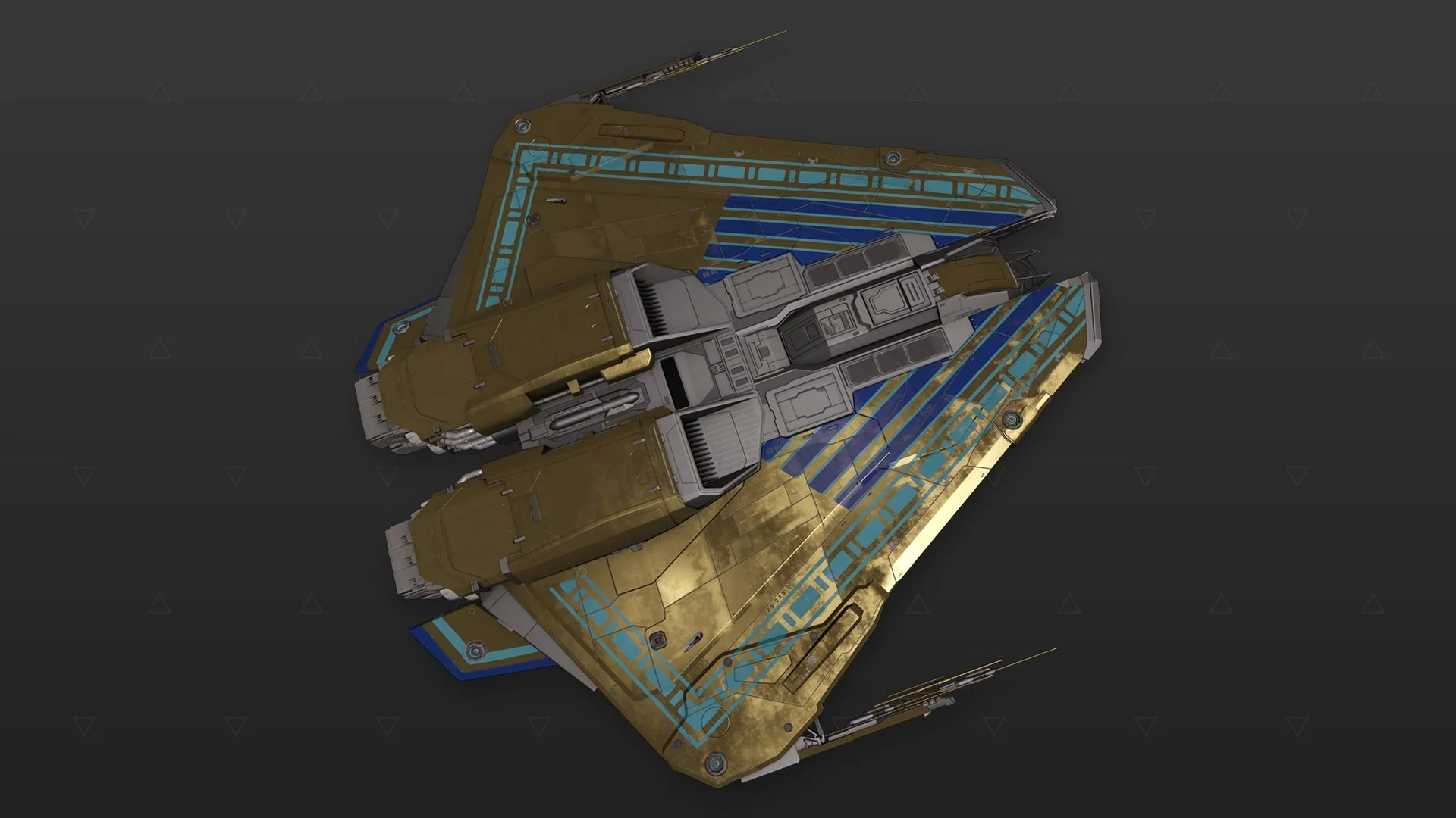 Krait Mk II - « Osiris » - Or et bleu