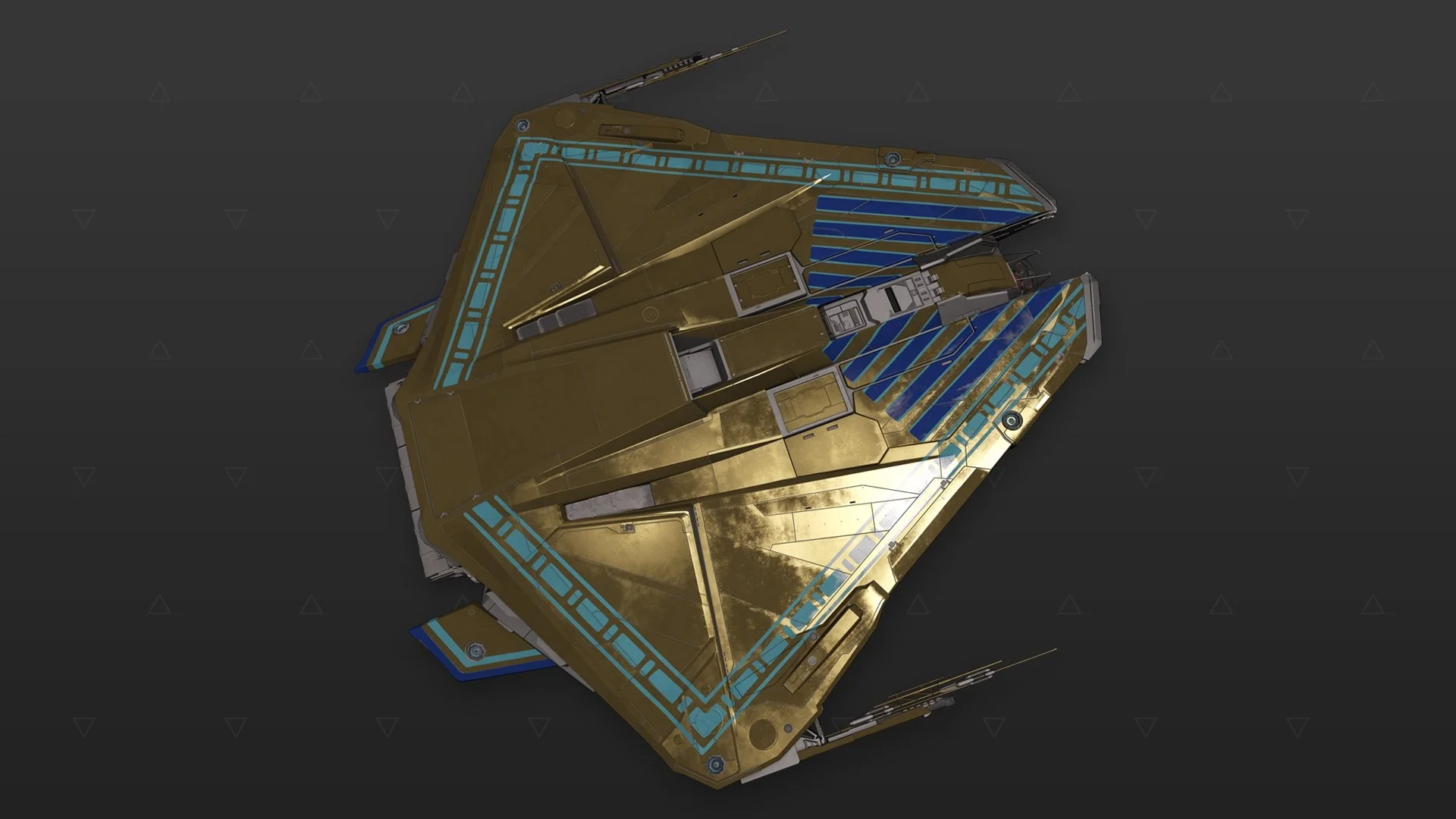 Krait Phantom - "Osiris" - Dorado y azul