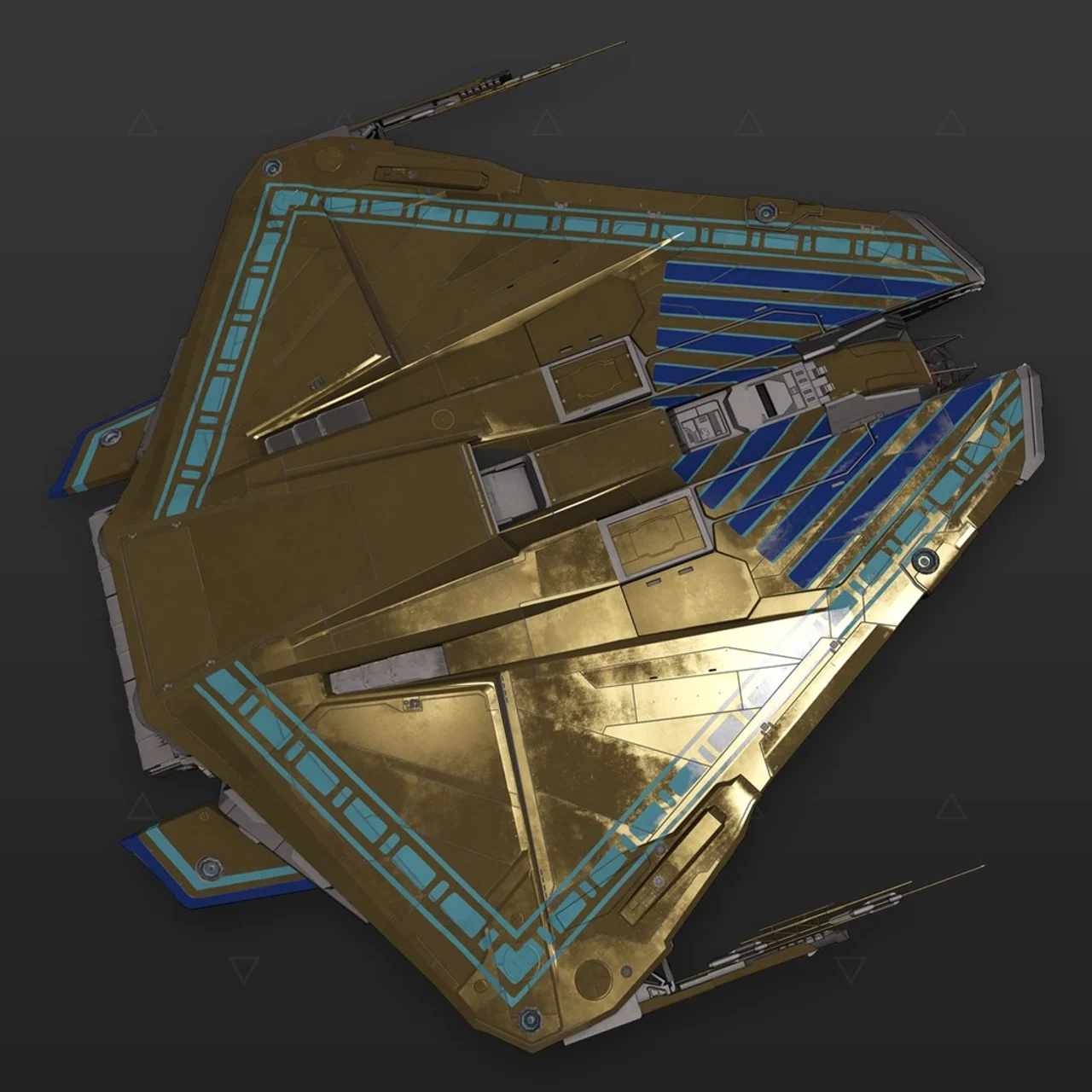 Krait Phantom - "Osiris" - Dorado y azul