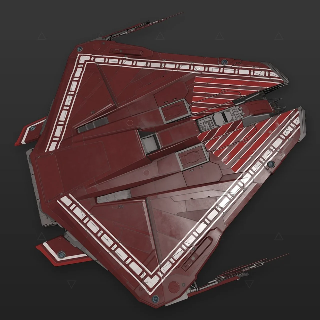 Krait Phantom - "Osiris" - Carmesim e branco