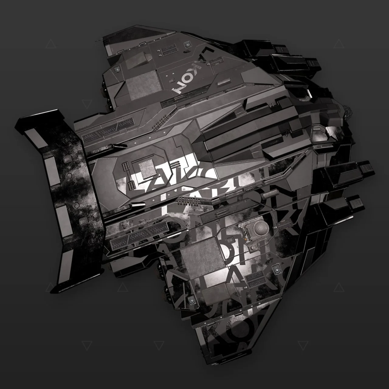 Type-10 - „Lakon“ - Metallisch Schwarz