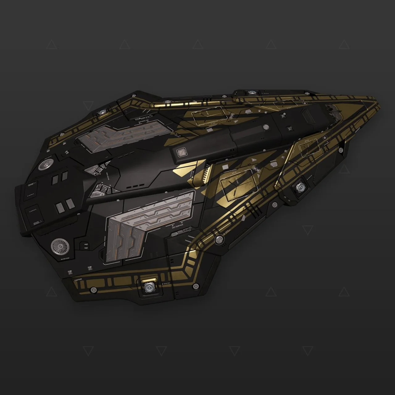 Python - "Osiris" - Negro y dorado
