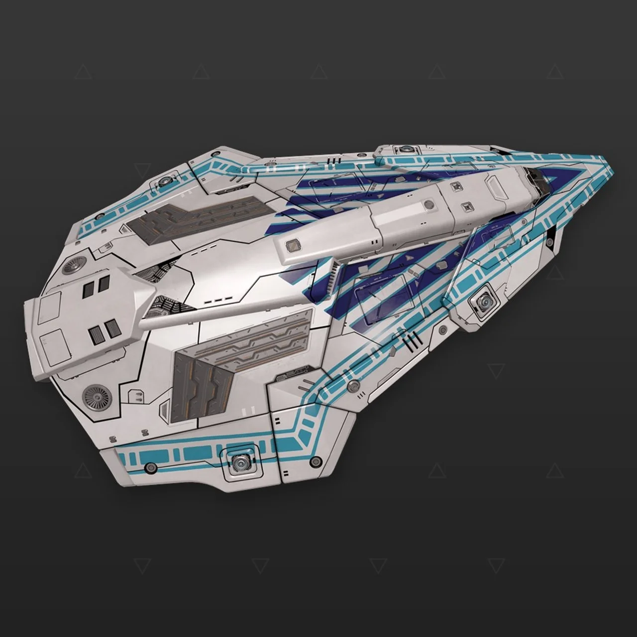 Python - « Osiris » - Blanc et bleu