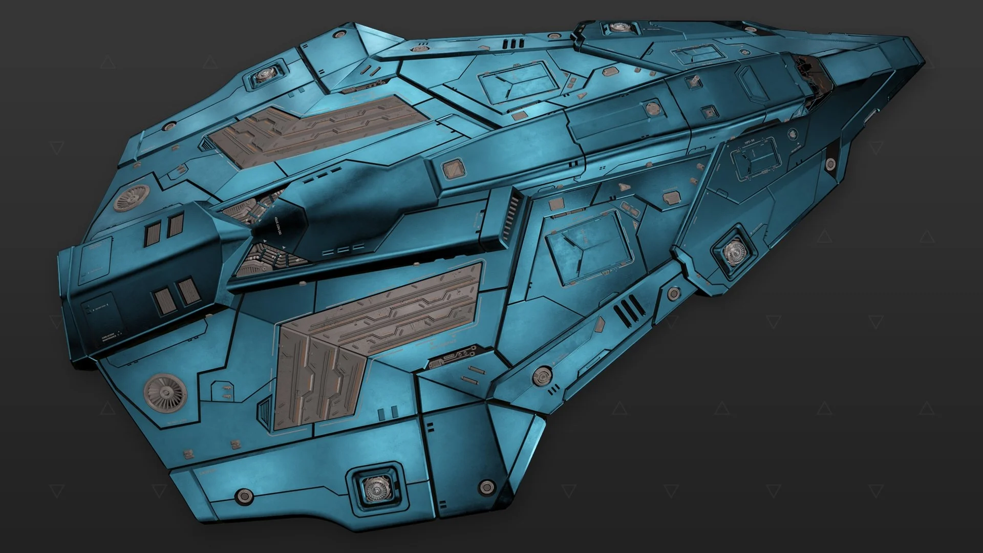 Python - « Stygian » - Bleu