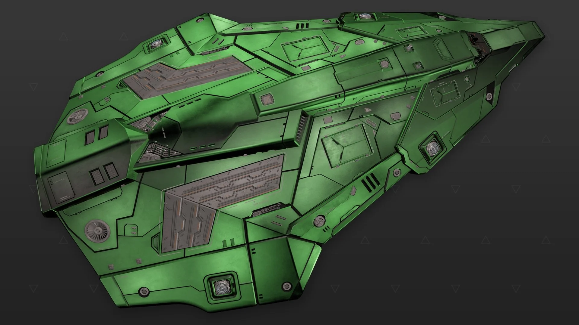 Python - "Stygian" - Verde