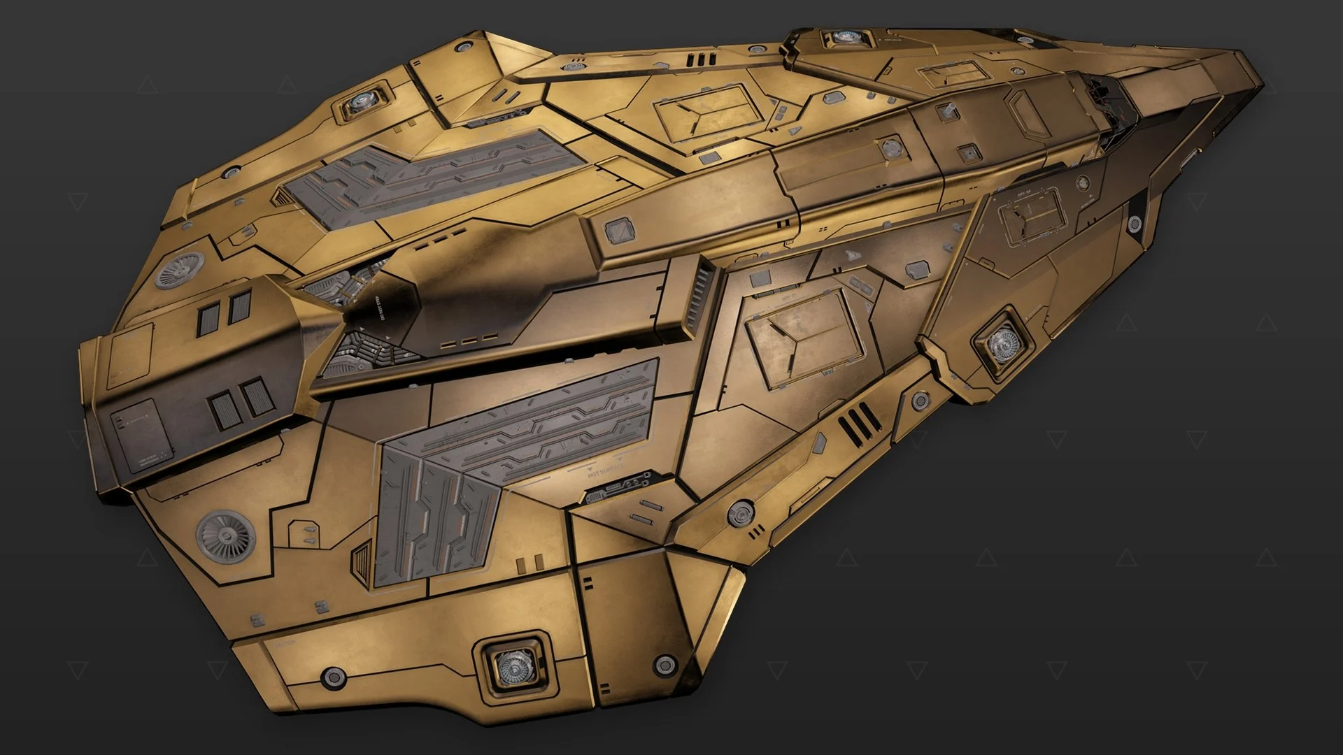 Python - « Stygian » - Laiton