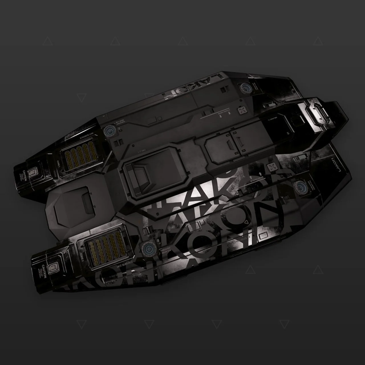 Type-6 - « Lakon » - Noir métallique