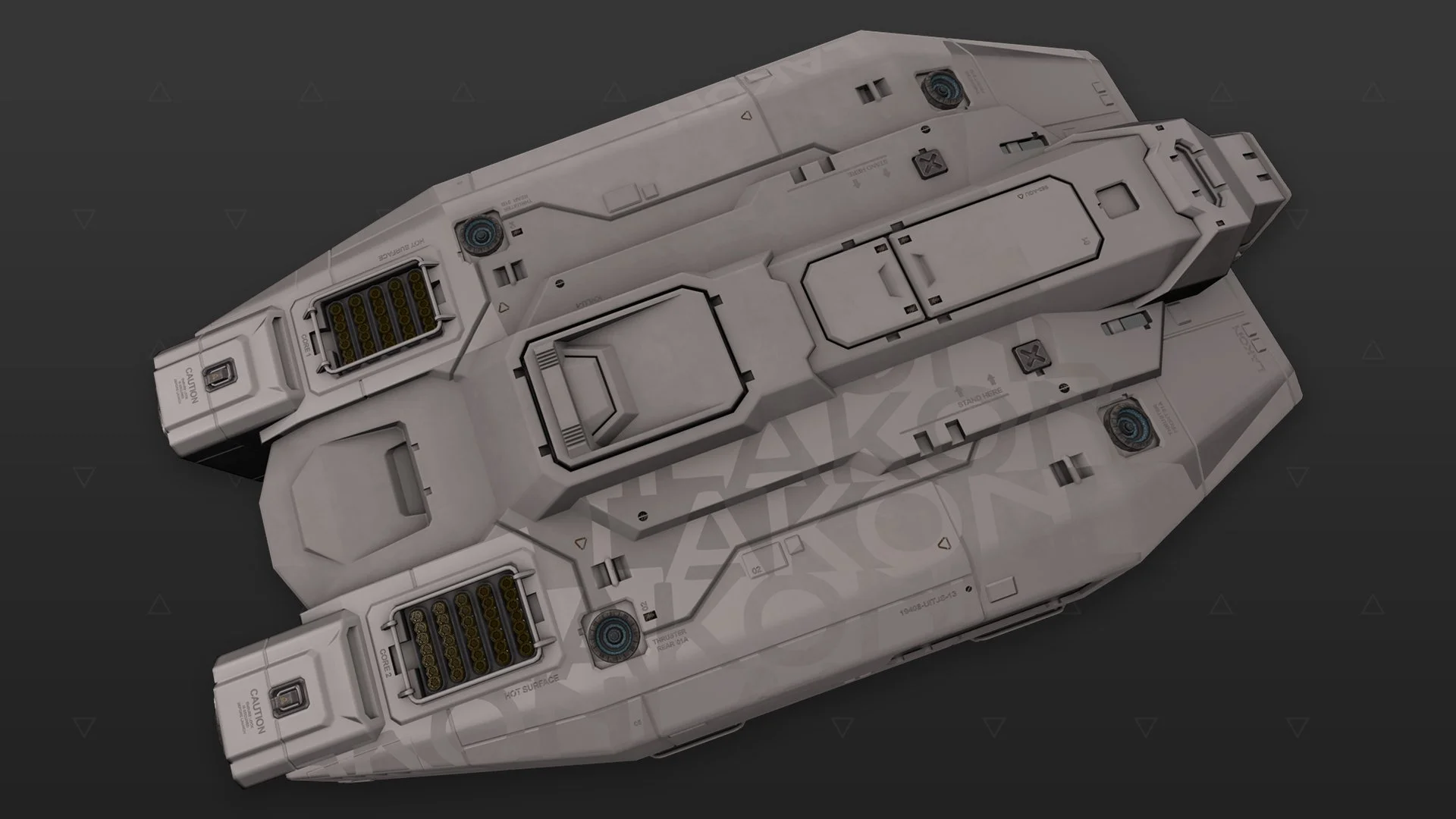 Type-6 - "Lakon" - Branco metálico