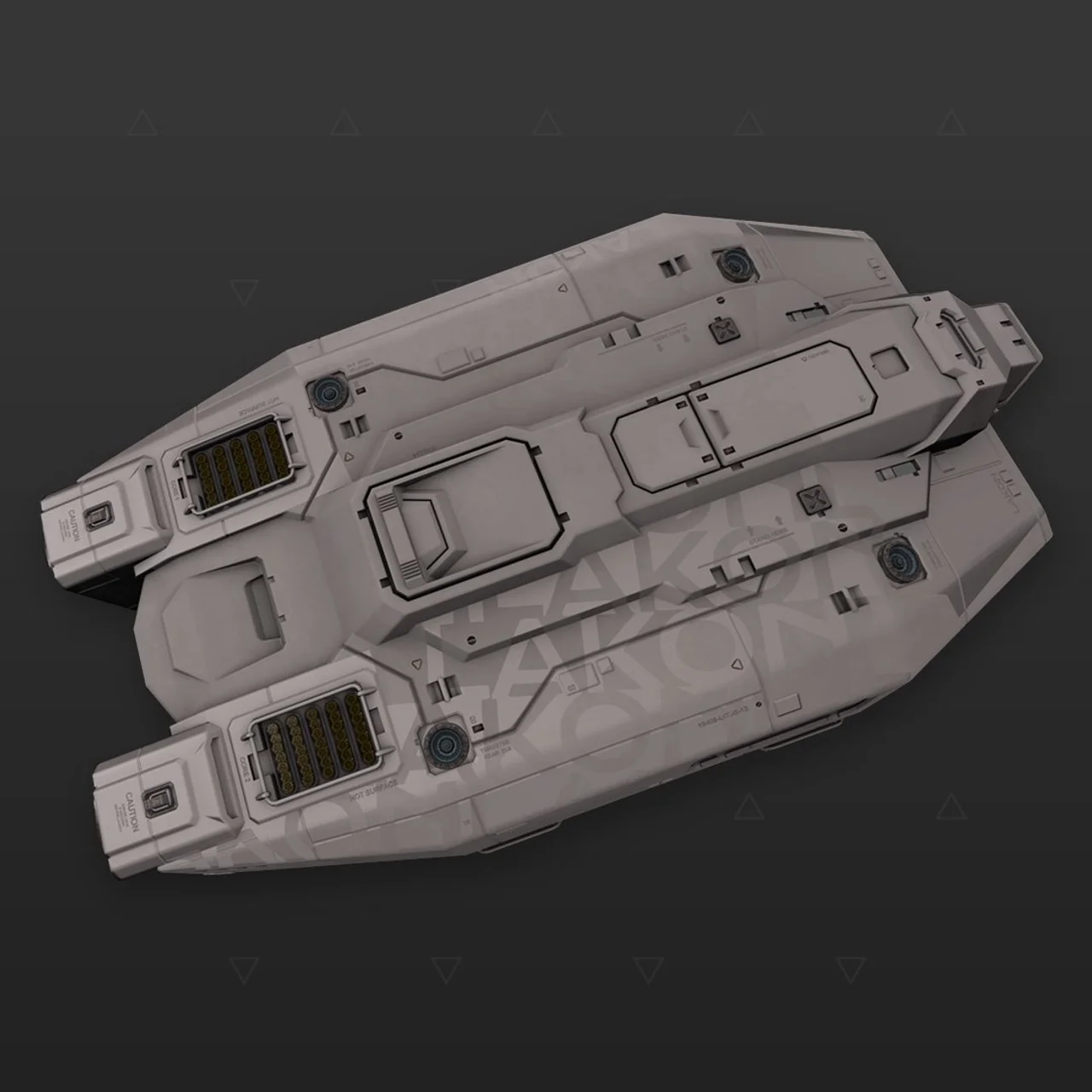 Type-6 - « Lakon » - Blanc métallique