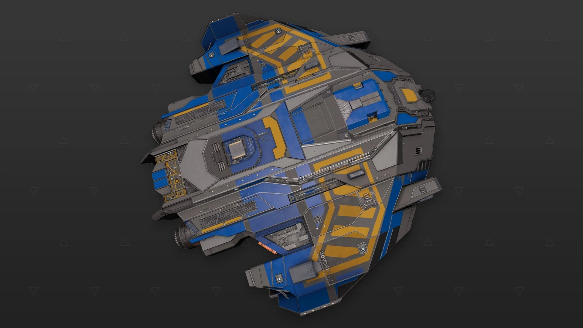 Type-9 - «Turbulence» - серо-голубой