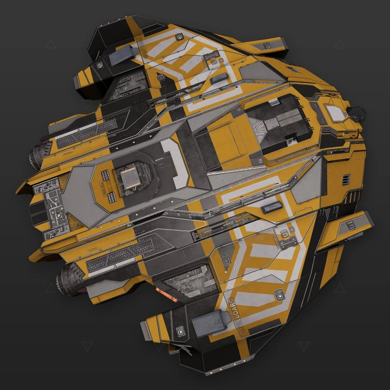 Type-9 - «Turbulence» - черно-желтый