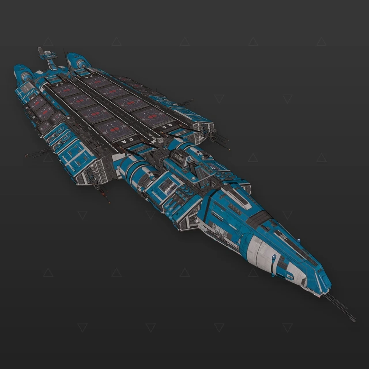 Porta-frota - "Salvage" - Azul