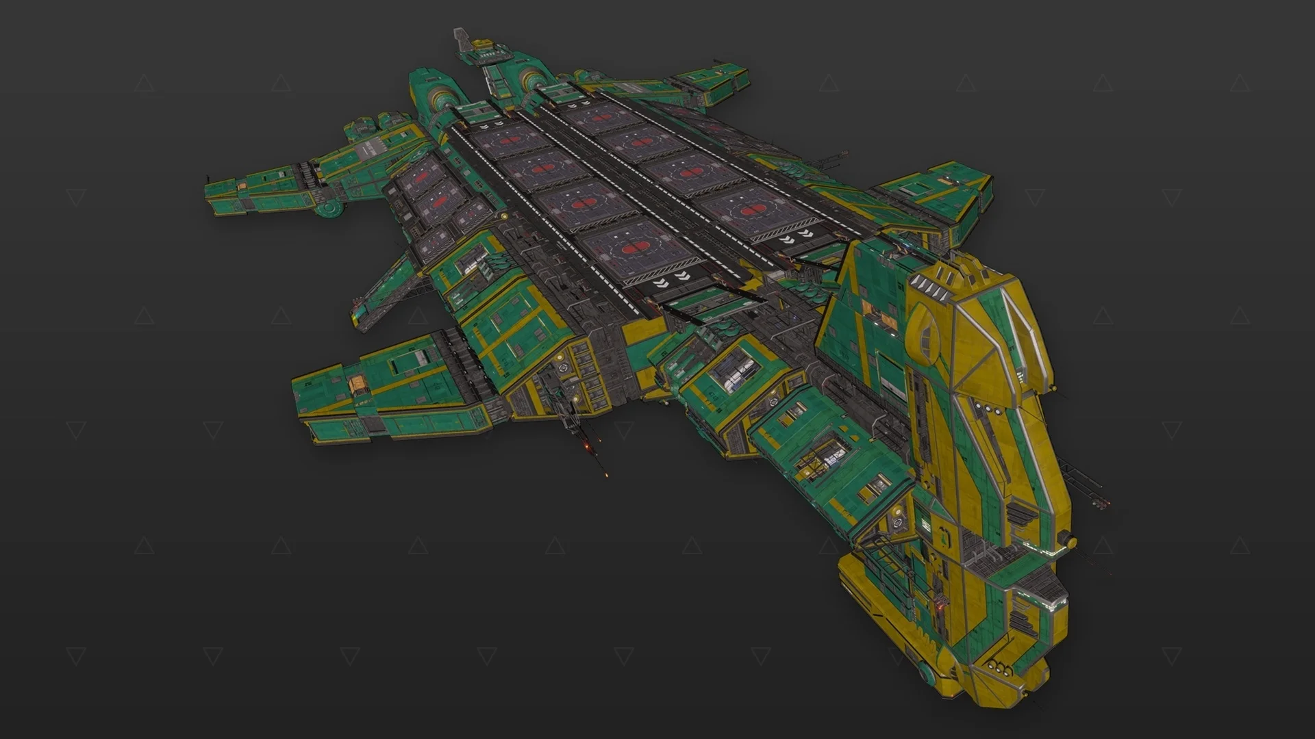 Fleet Carrier Salvage Green