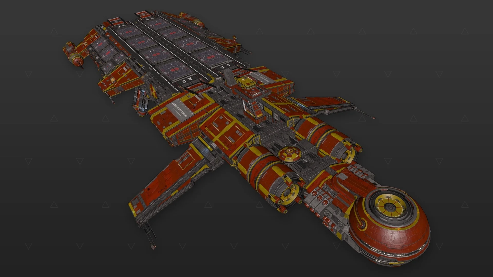 Porta-frota - "Salvage" - Vermelho