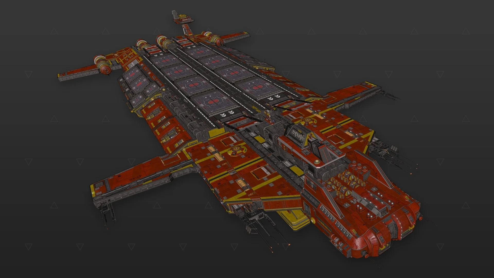 Porta-frota - "Salvage" - Vermelho