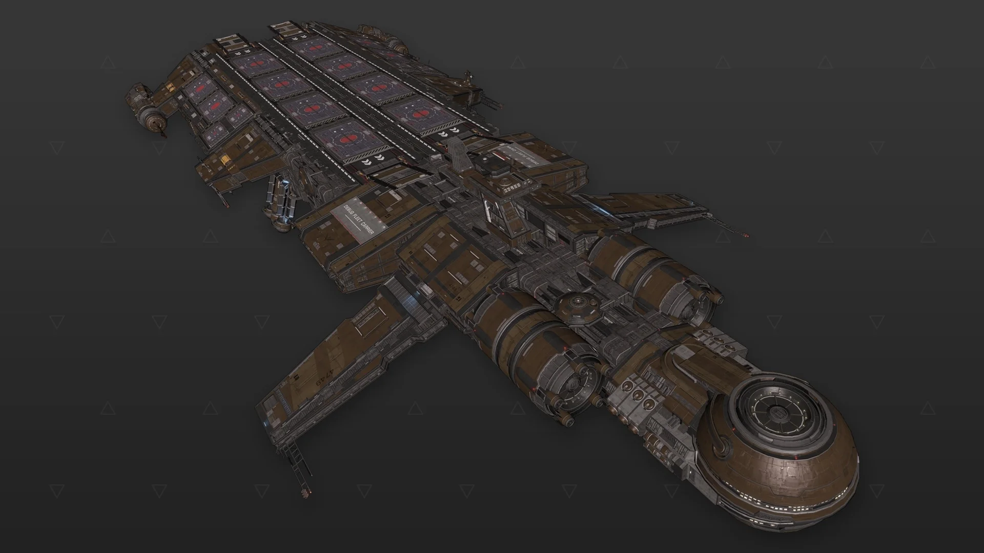 Porta-frota - "Tactical" - Caqui