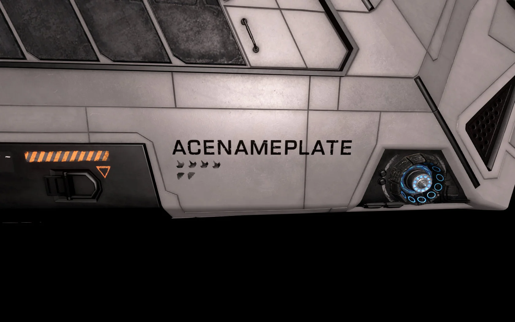 Paquete – Placa de nombre – As
