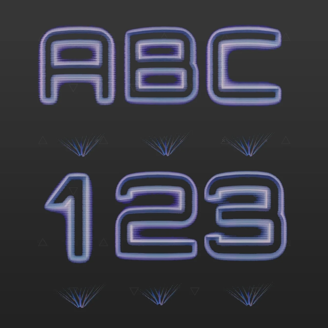 Paket – Hologramm - Alphabet