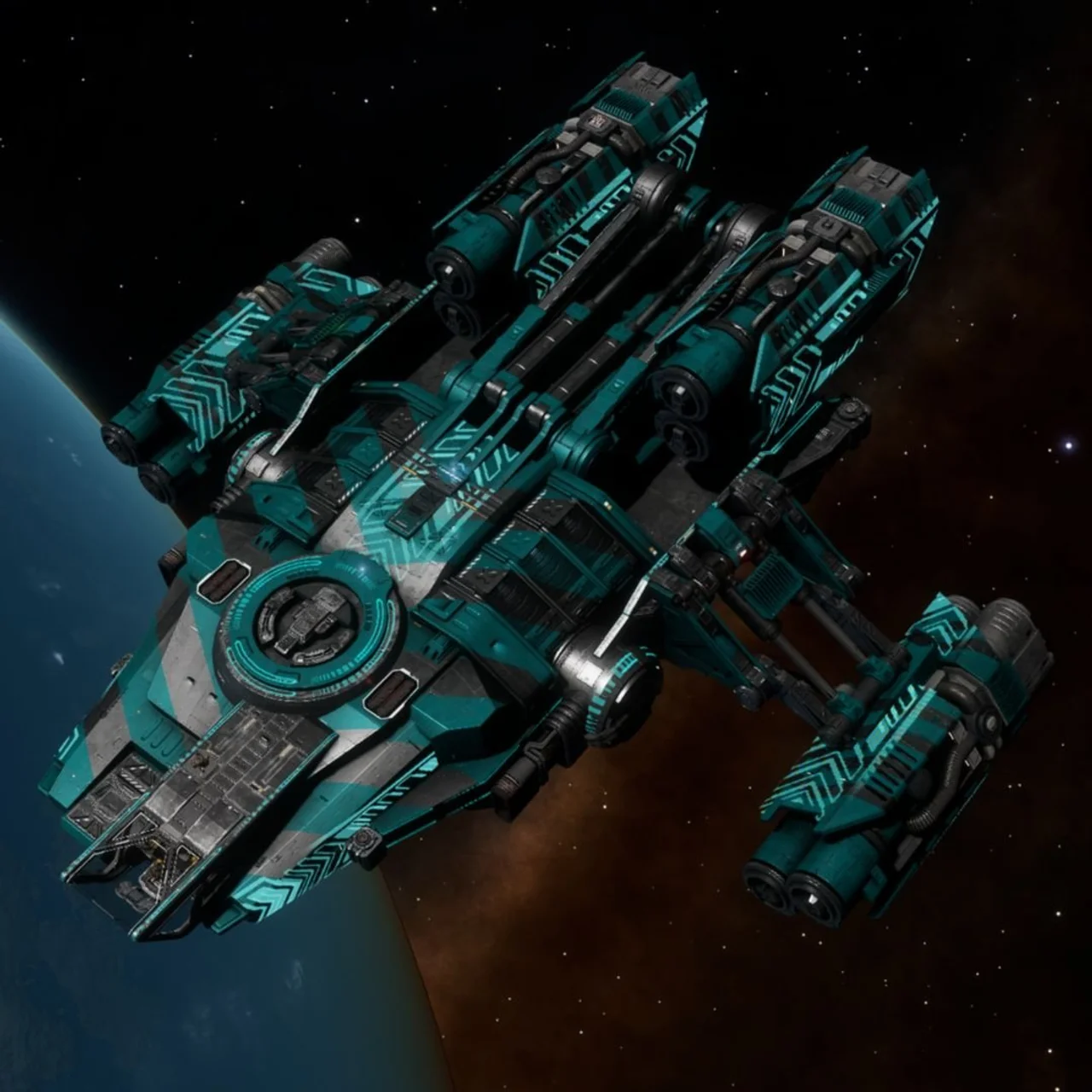 Type-11 Prospector Chevron Cyan Holo-Kit