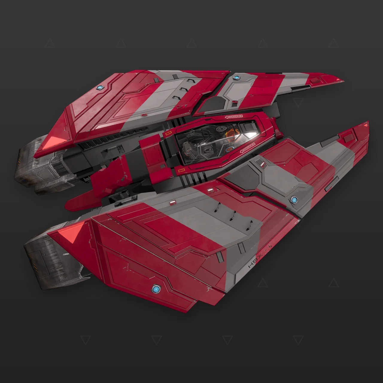 Federal Fighter Chevron Red