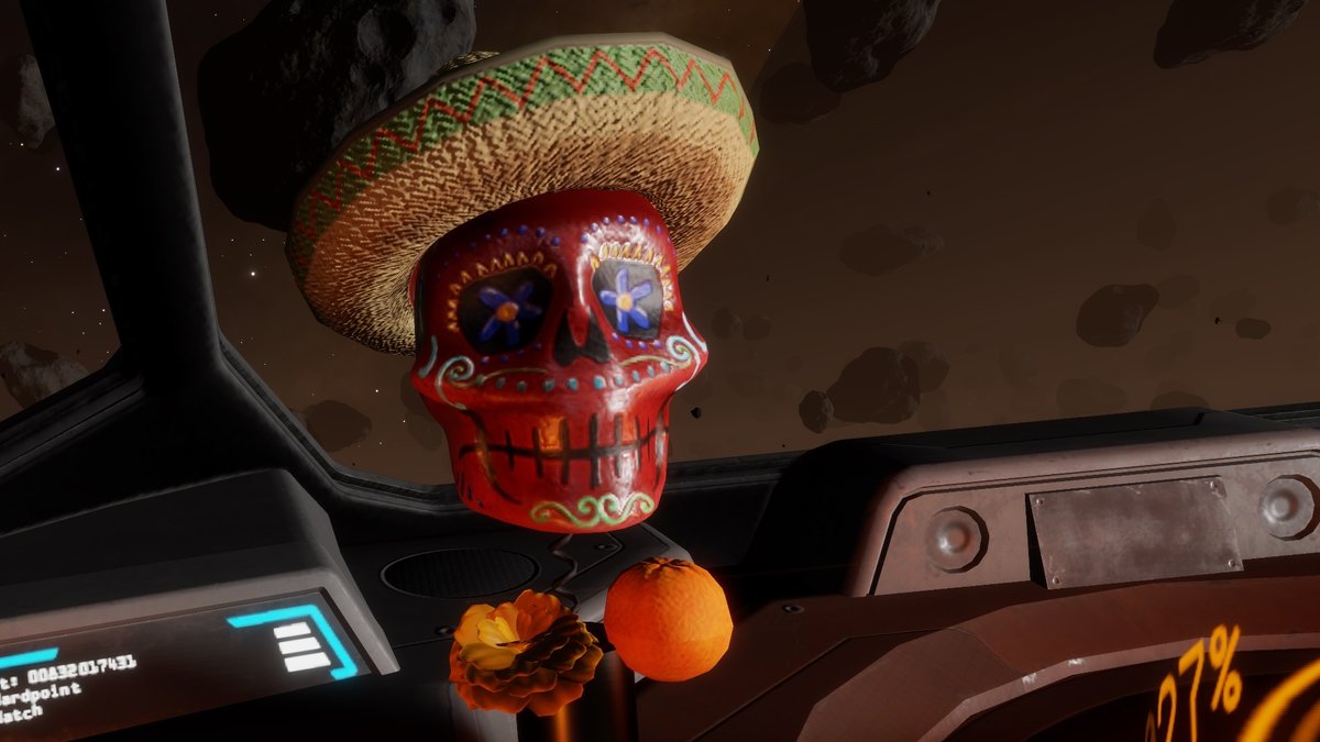 Wackelkopf - Zuckerschädelrot - Elite Dangerous