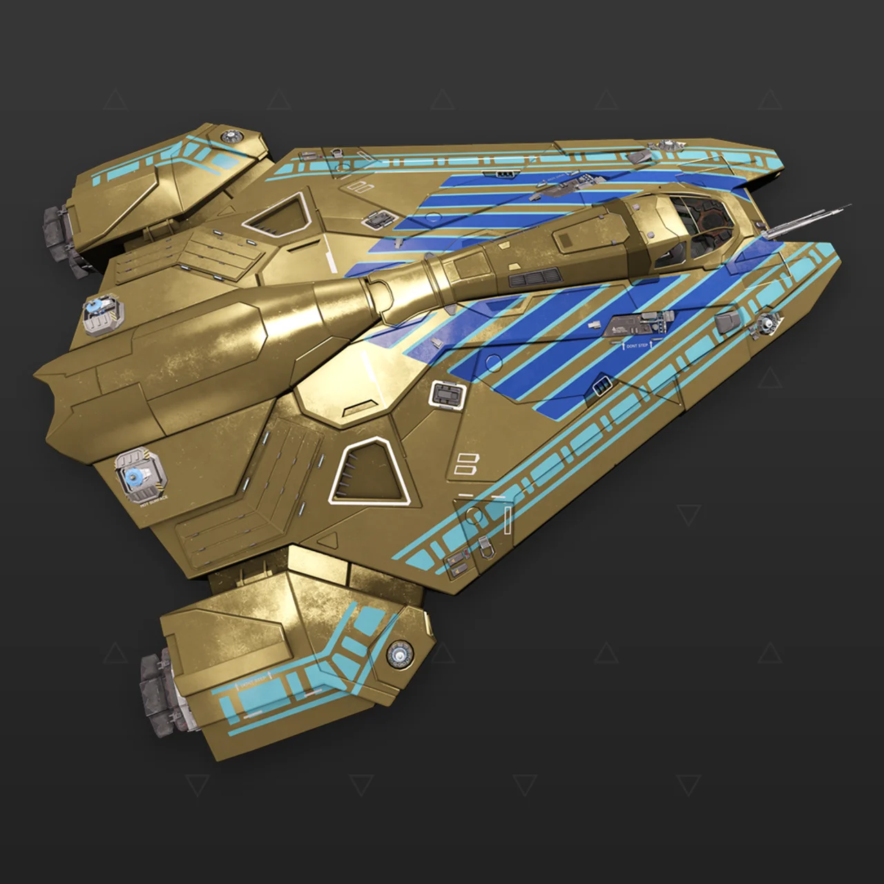 Viper Mk III - „Osiris“ - Gold & Blau