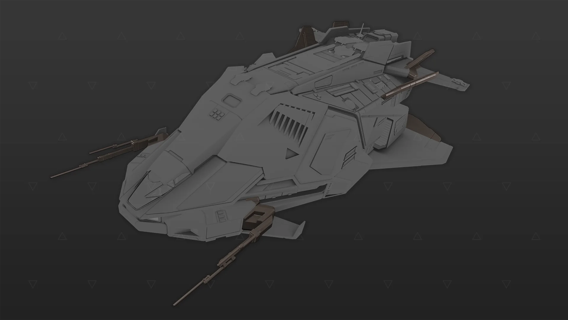 Kit da nave – Federal Gunship – 16 Peças
