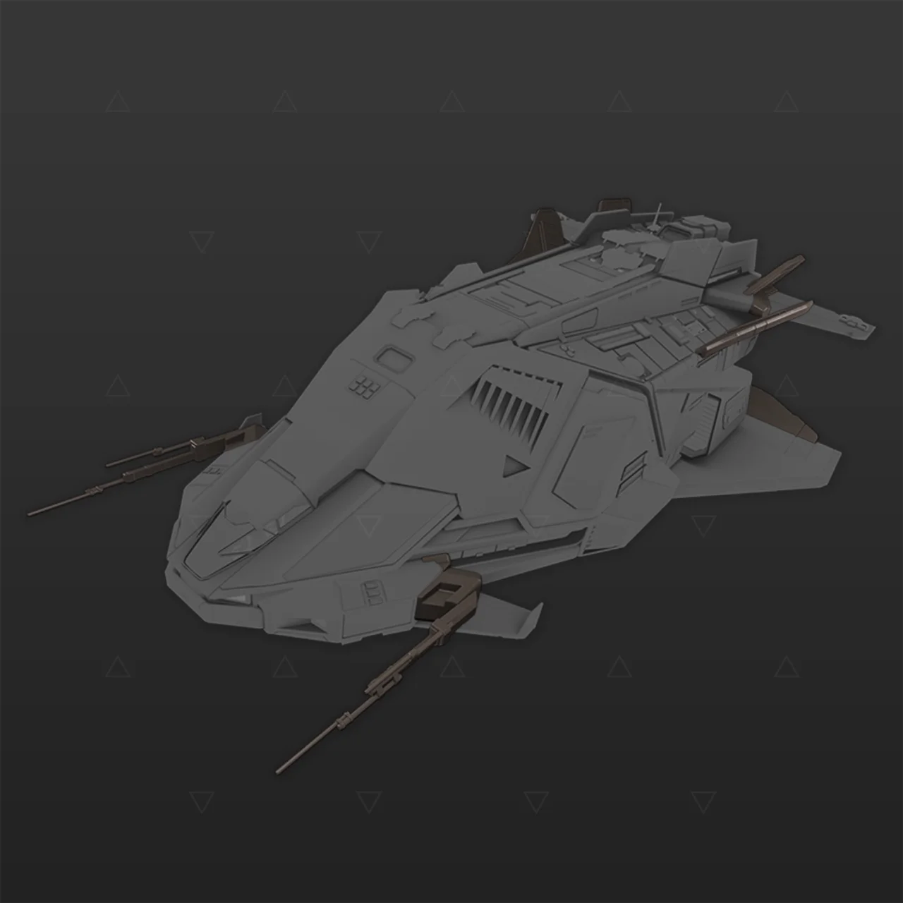 Schiffsbausatz – Federal Gunship – 16-Teilig