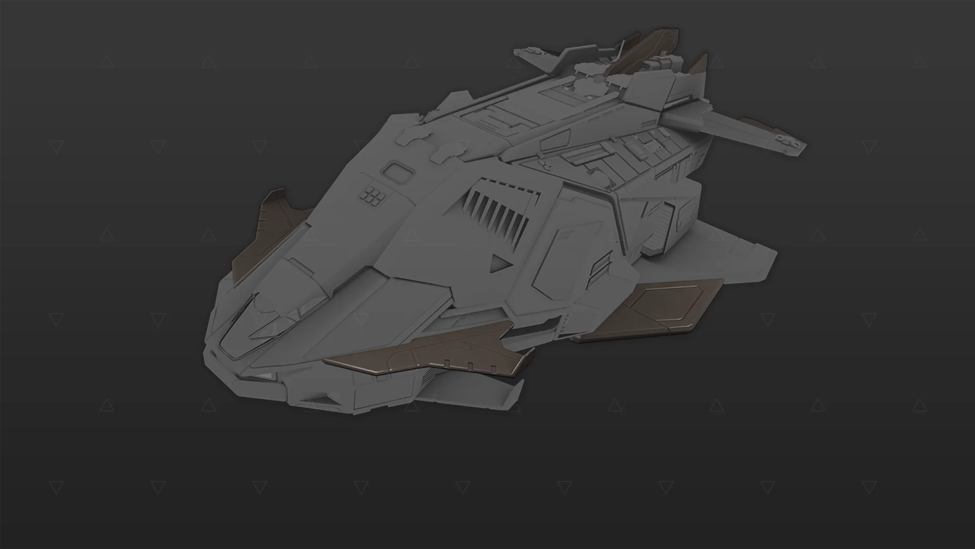 Kit da nave – Federal Gunship – 16 Peças