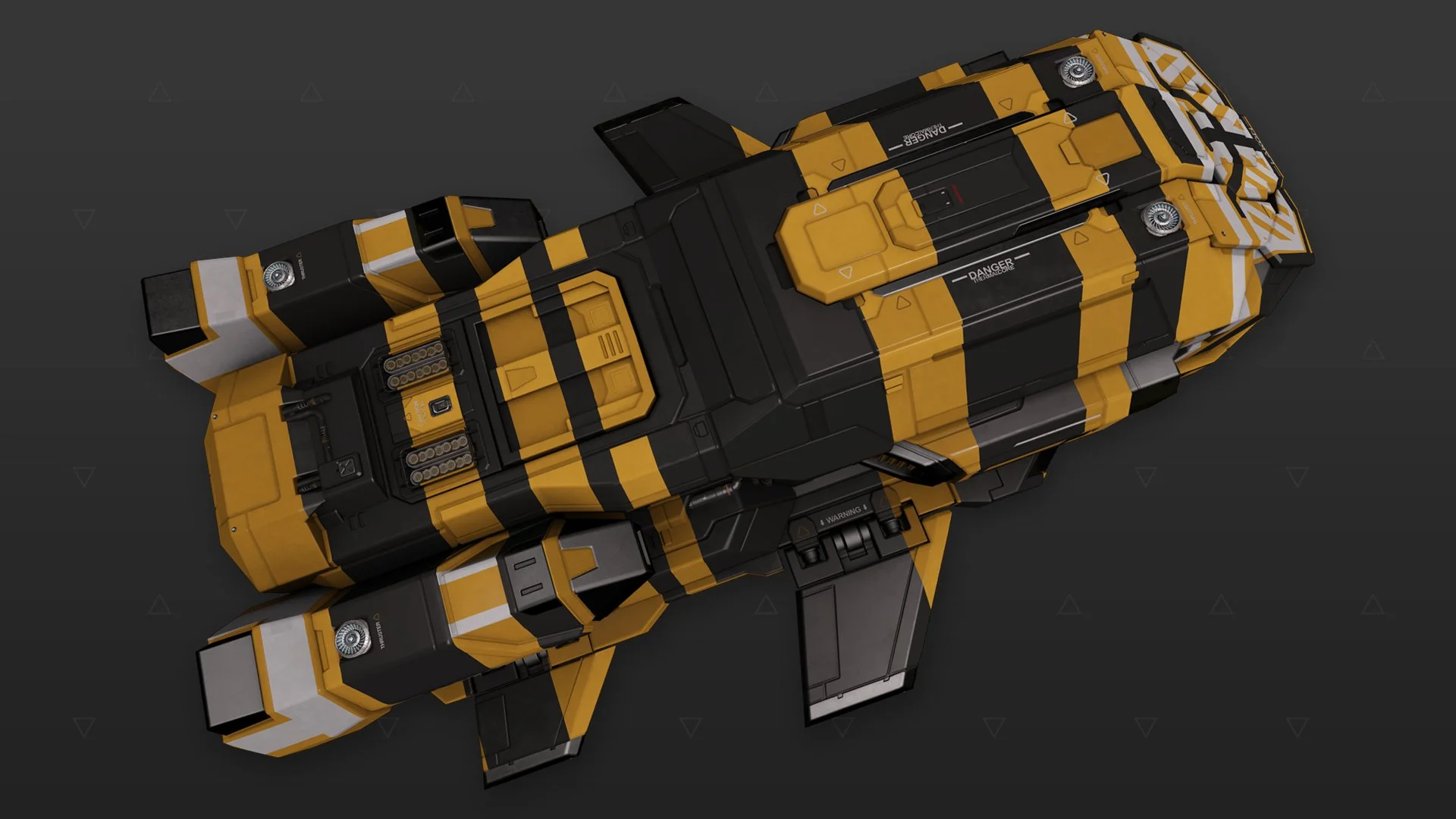 Type-7 - "Turbulence" - Amarelo e preto