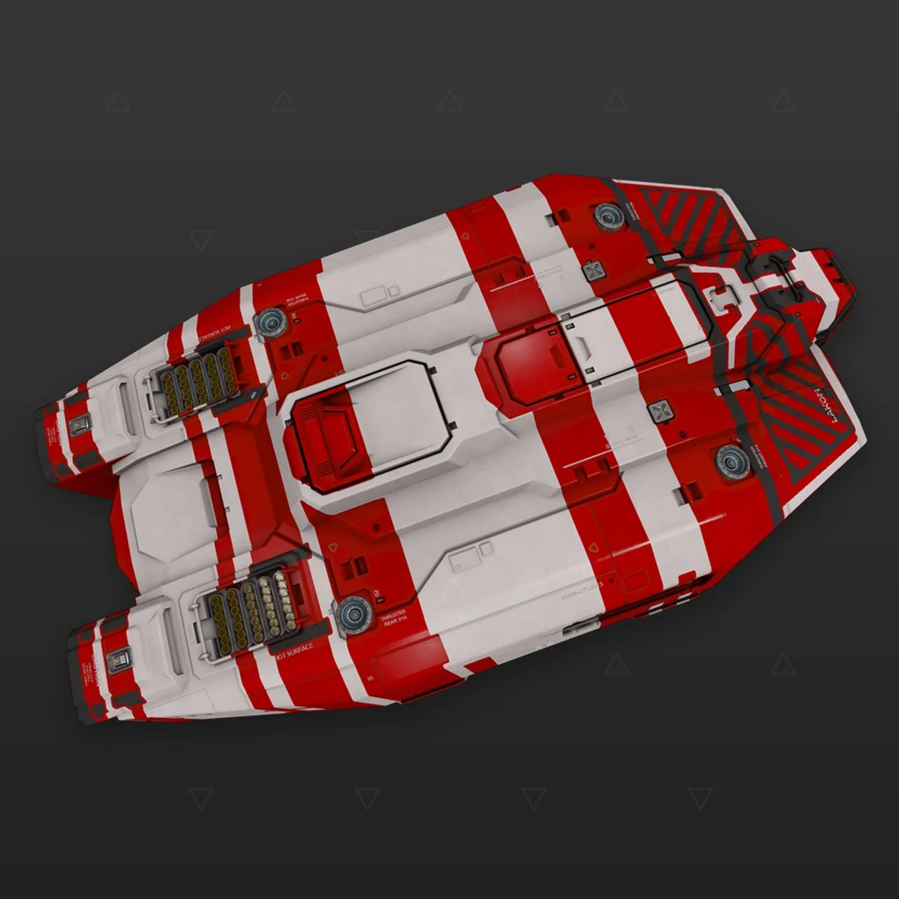 Type-6 Turbulence White Red