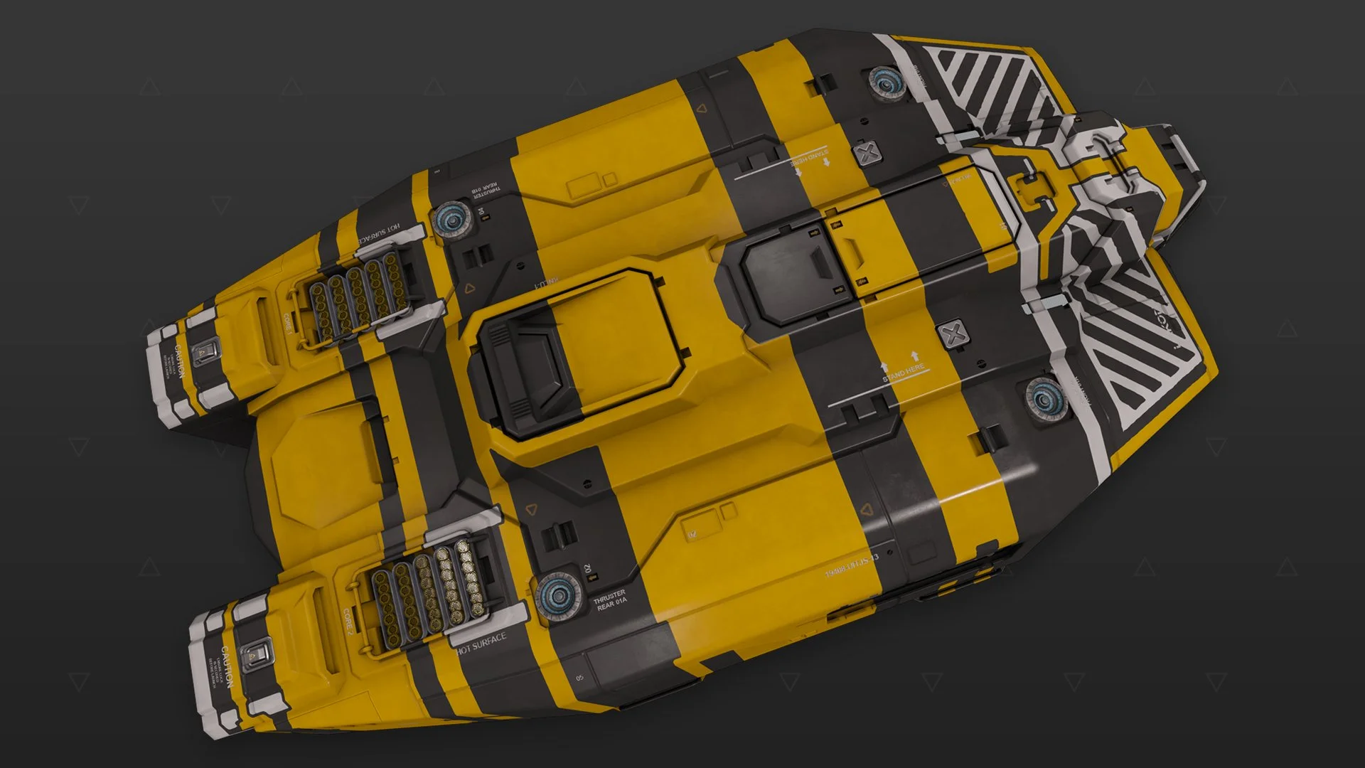 Type-6 - «Turbulence» - черно-желтый