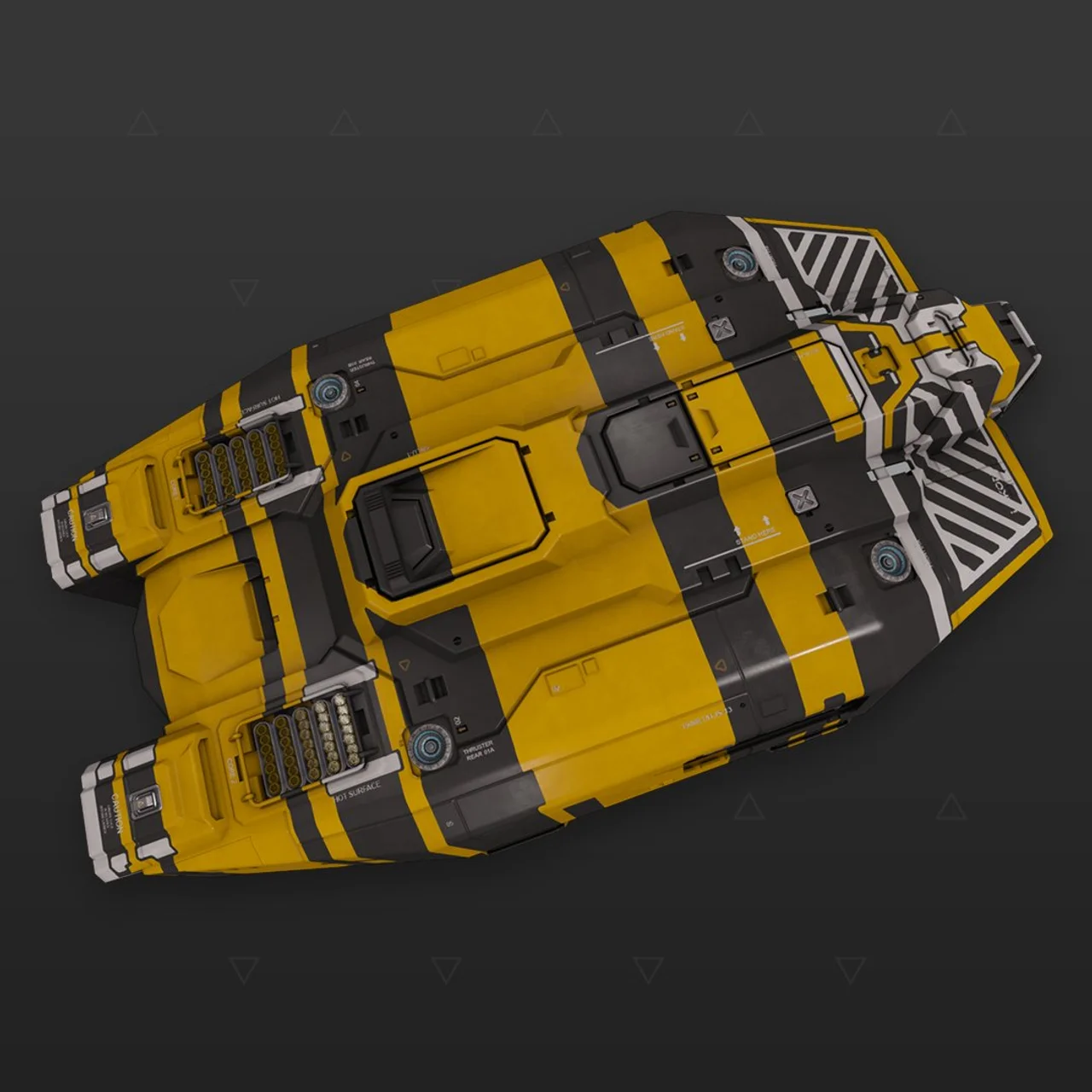 Type-6 Turbulence Yellow Black