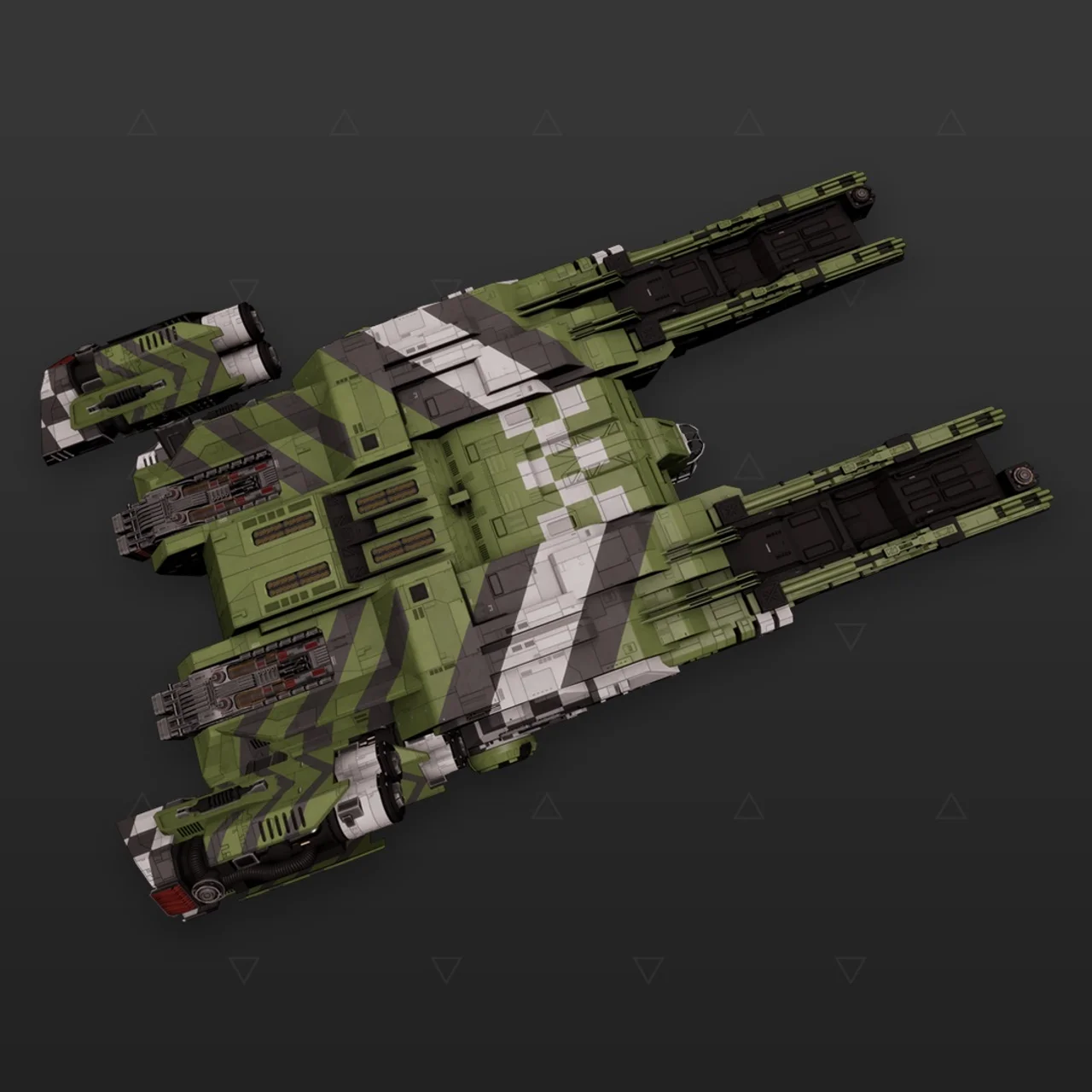 Type-8 Haulage Stripe Green