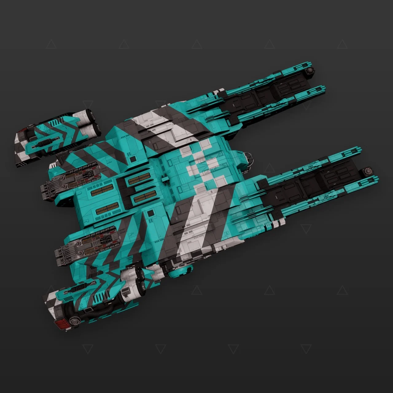 Type-8 - «Haulage Stripe» - бирюзовый