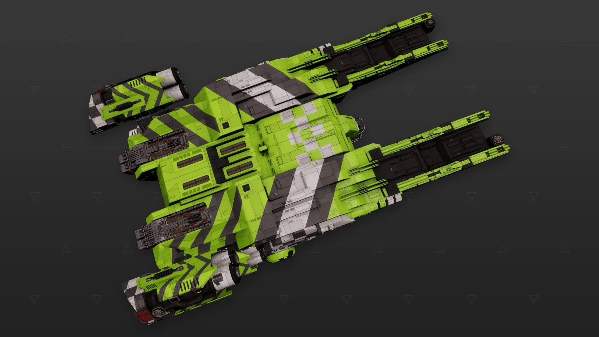 Type-8 Haulage Stripe Lime