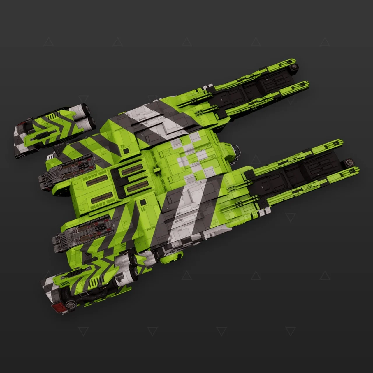 Type-8 Haulage Stripe Lime