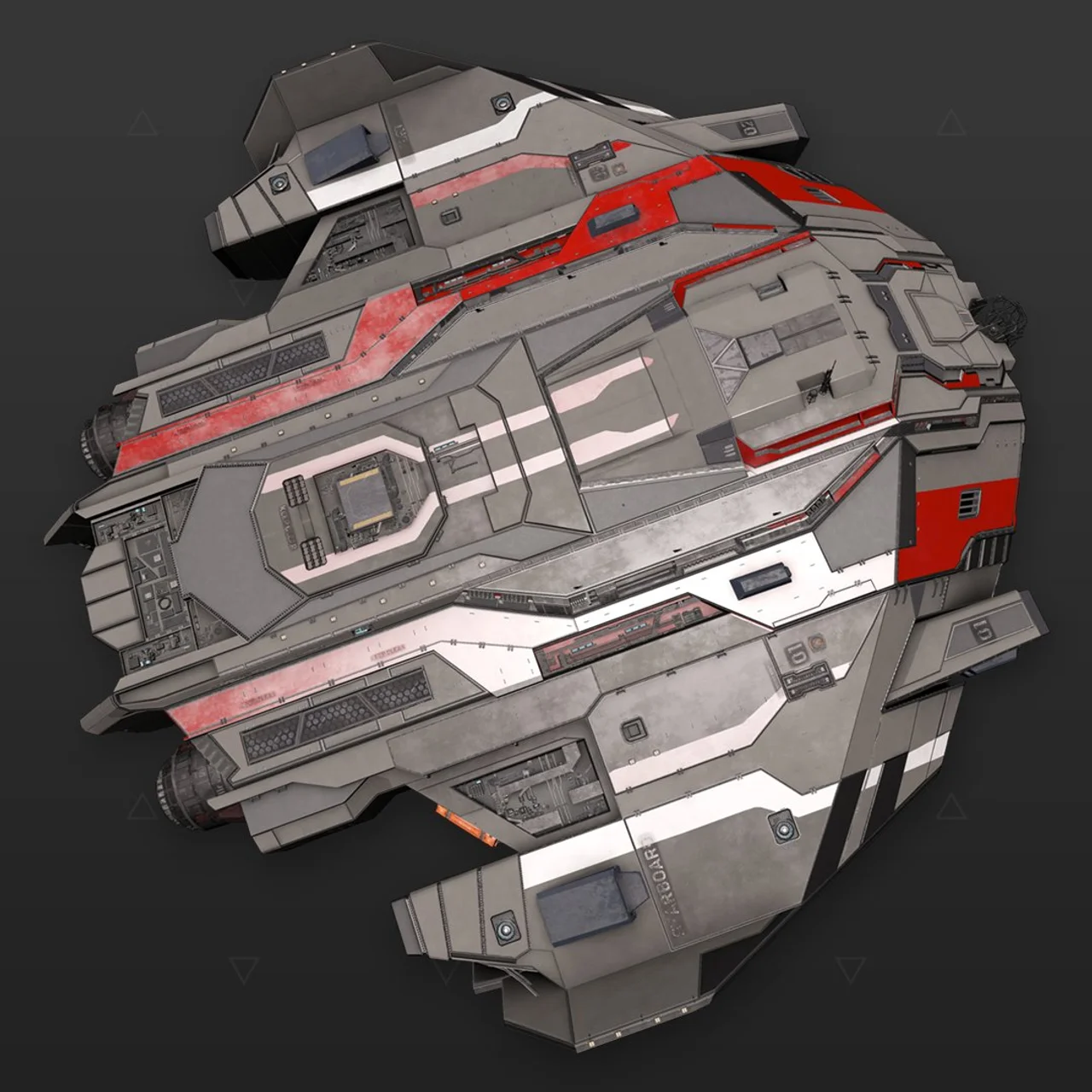 Type-9 - « Military Stripe » - Rouge
