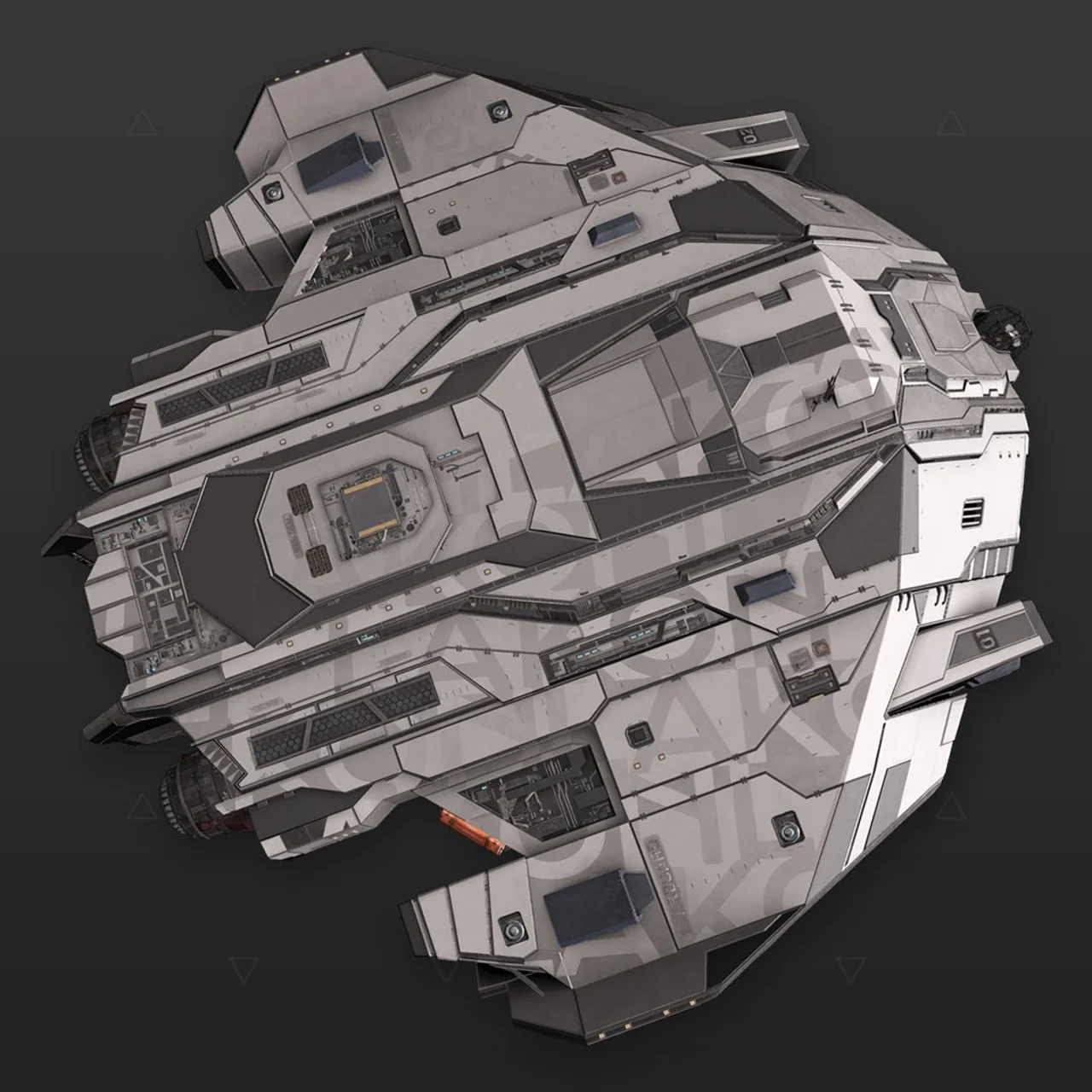 Type-9 - "Lakon" - Branco metálico