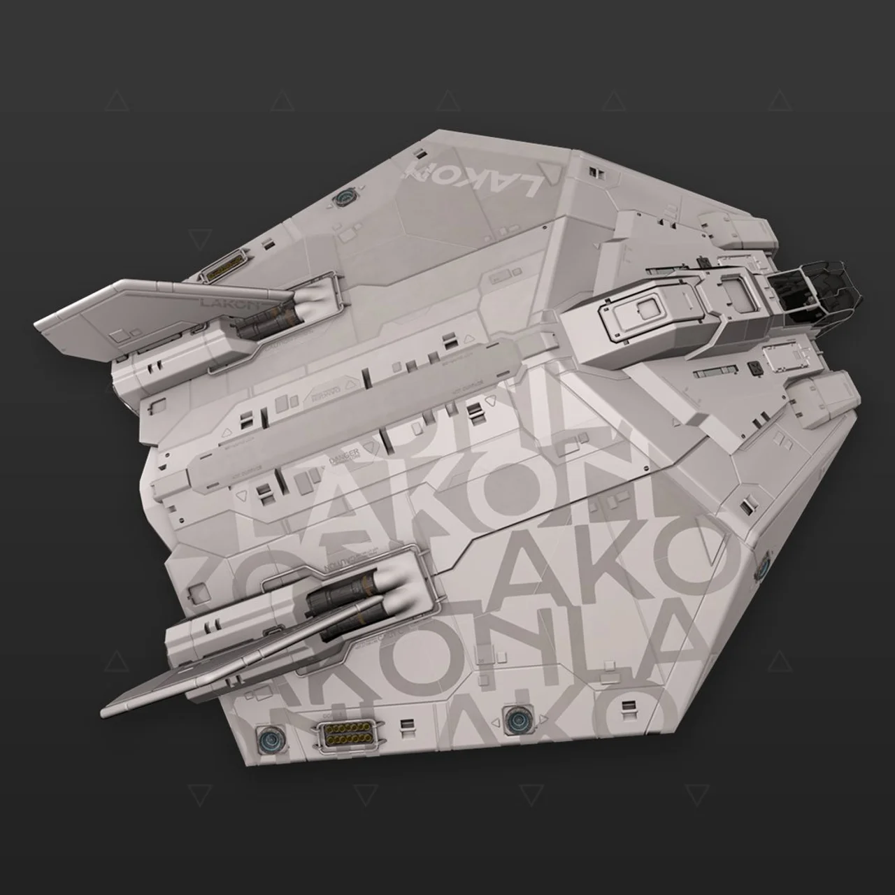 Asp Explorer - "Lakon" - Branco metálico